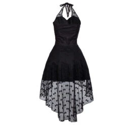 Robe Noir Dentelle Mi-Longue -Universdentelle RobeNoirDentelleMi Longue 5