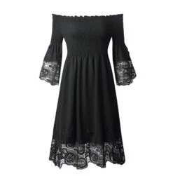 Robe Noir Dentelle