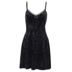 Robe Noire Dentelle Gothique