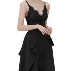 Robe Noire Dentelle -Universdentelle RobeNoireDentelle 1