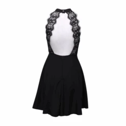 Robe Noire Dos Dentelle -Universdentelle RobeNoireDosDentelle 3