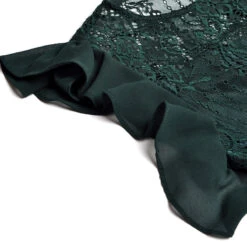 Robe Verte Dentelle -Universdentelle RobeVerteDentelle 2