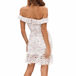 Robe Blanche Courte Dentelle -Universdentelle RobeenDentelle 1 dff2a132 d176 4d87 8490 4962d256f6d7