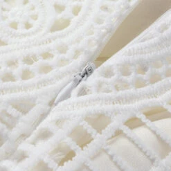 Robe Blanche Courte Dentelle -Universdentelle RobeenDentelle 3