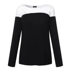 Sous-Pull Dentelle Manche Longue