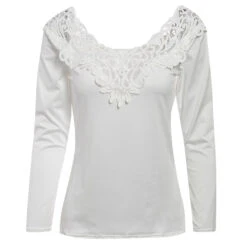 Sous Pull Dentelle Femme
