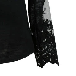 T-Shirt Manche Longue Dentelle -Universdentelle T ShirtMancheLongueDentelle 3
