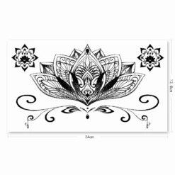 Tatouage Dentelle Rose