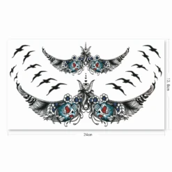 Tatouage Aile D'Ange Dentelle