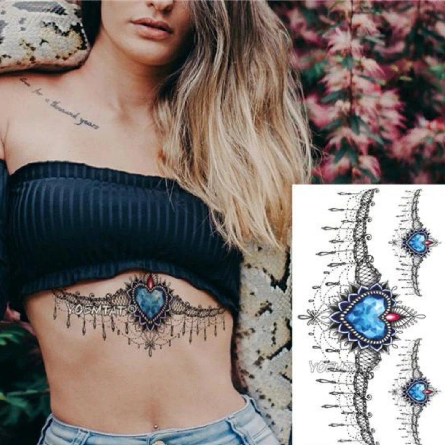 Tatouage Diamant Dentelle 2 Tatouage Diamant Dentelle â Image 2