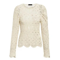 Top Dentelle Beige