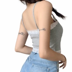 Top Dentelle Gris -Universdentelle TopDentelleGris 1