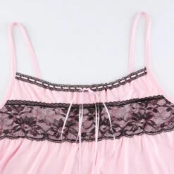 Top Dentelle Rose Poudré -Universdentelle TopDentelleRosePoudre 4