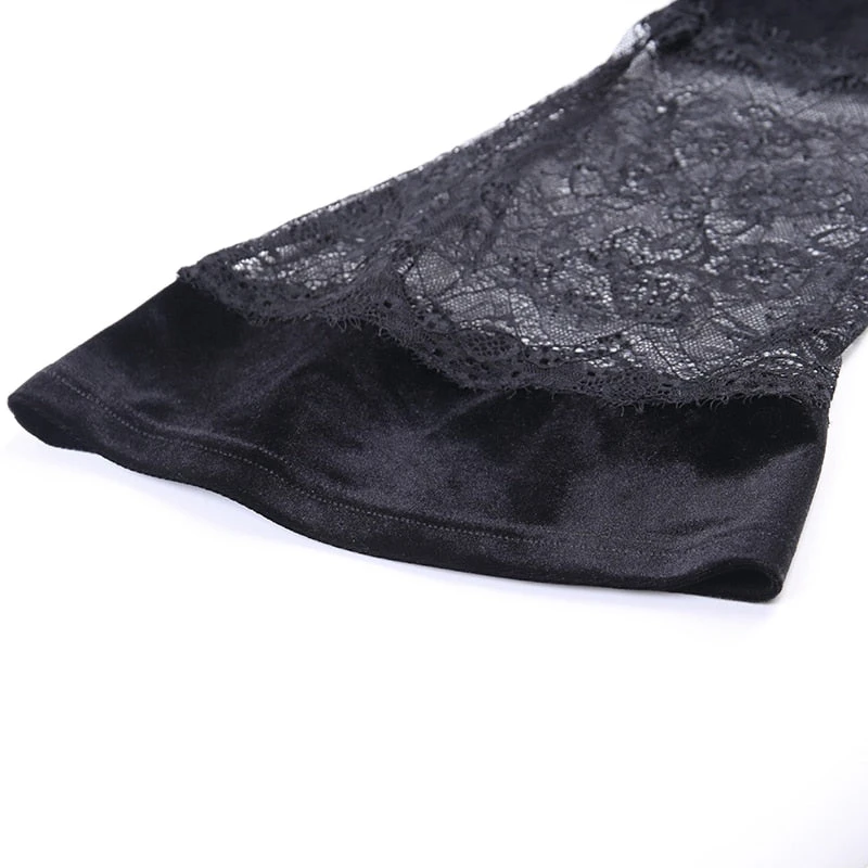 Top Manche Longue Dentelle Noir 5 Top Manche Longue Dentelle Noir – Image 5