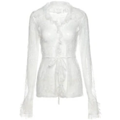 Veste Dentelle Blanche