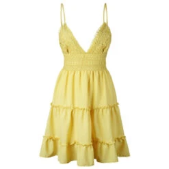 Robe Dentelle Courte -Universdentelle ae01.alicdn.comkfHa9de0a93030b4dc98a9fcf4ebfa293b3kt femmes robe d t Sexy noeud dos nu col en v Mini robes de