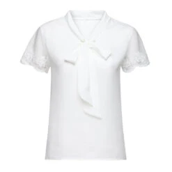 Tee Shirt Dentelle Manche Courte